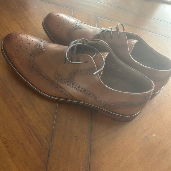 Men\'s Joseph Abboud Brown Brogue Dress Shoes - Brand New main image 6